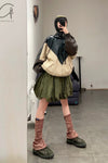 Vitelli leg cover FW22_LFT_002 gray coffee